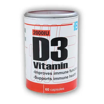 Body Nutrition Vitamin D3 2000IU 60 kapslí