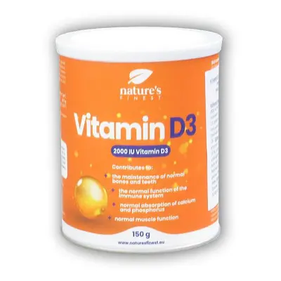 Natures Finest Vitamin D3 2000iu 150g