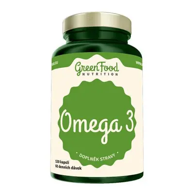 GreenFood Omega 3 120 kapslí