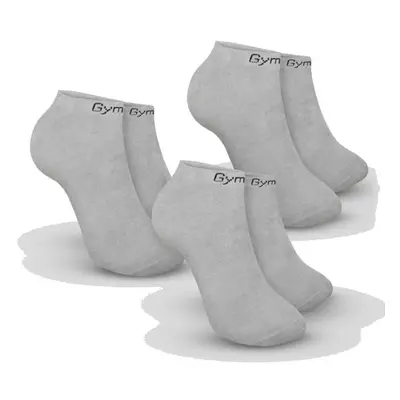 GymBeam Ponožky Ankle Socks 3Pack Grey