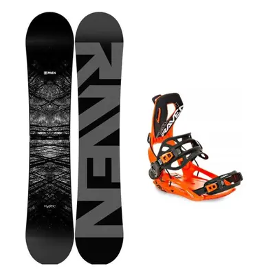 Raven Mystic snowboard + Raven Fastec FT360 orange vázání