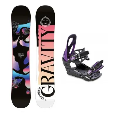 Gravity Thunder 23/24 dámský snowboard + Raven S230 Black/violet vázání