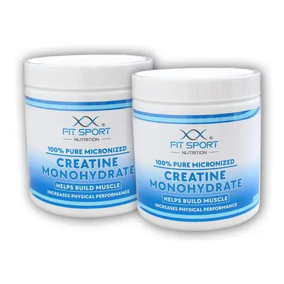 FitSport Nutrition 2x 100% Pure Micronized Creatine Monohydrate 330g