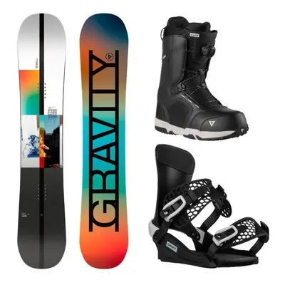 Gravity Symbol snowboard + Gravity Drift black/white vázání + Gravity Recon Atop black boty