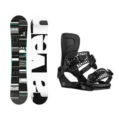 Raven Supreme black/mint dámský snowboard + Gravity Rise black vázání