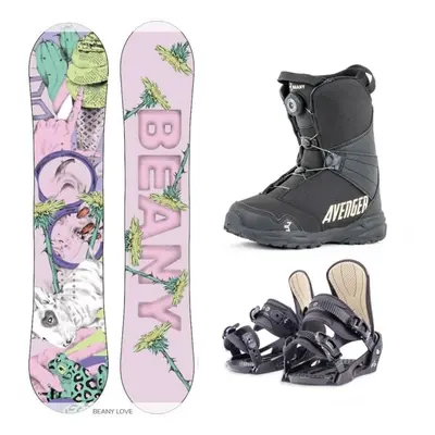 Beany LOVE dívčí snowboard + Beany Junior vázání + Beany Avenger BS boty