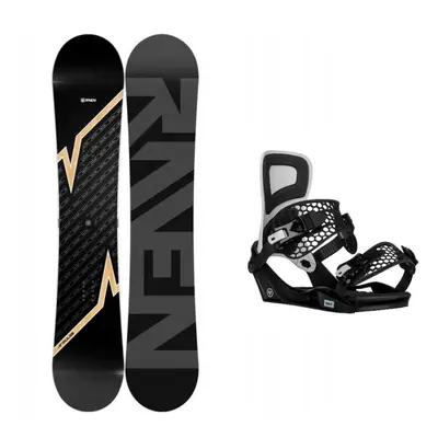 Raven Pulse snowboard + Gravity Indy black/white vázání