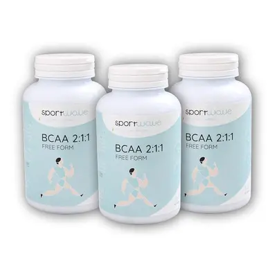 Sportwave 3x BCAA 2:1:1 free form 160 kapslí