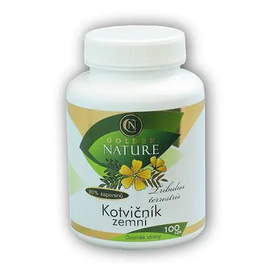 Golden Natur Kotvičník zemní 90% saponinů 100 kapslí