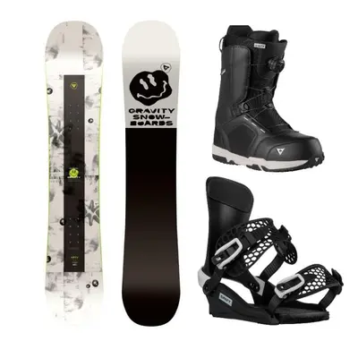 Gravity Madball 24/25 snowboard + Gravity Drift black/white vázání + Gravity Recon Atop black bo