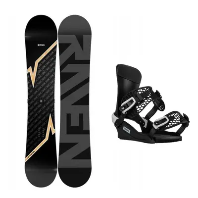 Raven Pulse snowboard + Gravity Drift black/white vázání