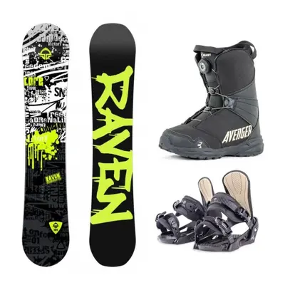 Raven Core Junior mini snowboard + Beany Junior vázání + Beany Avenger BS boty