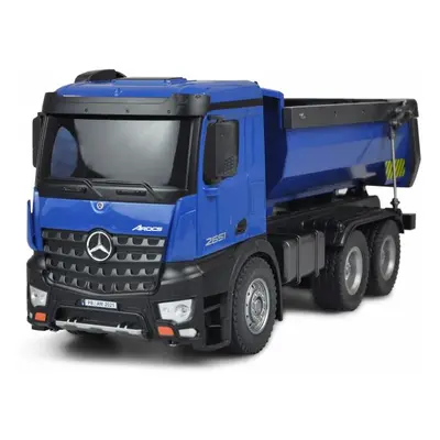 Amewi kamion Mercedes-Benz Arocs licence DUMP TRUCK 1:14, 2,4 GHz, RTR, modrý + sleva 300,- na p