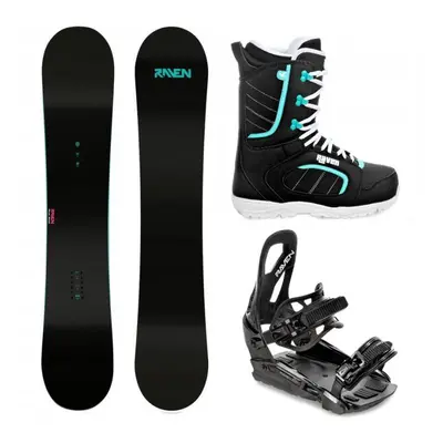 Raven Pure mint snowboard + Raven S230 Black vázání + Raven Diva black/mint boty