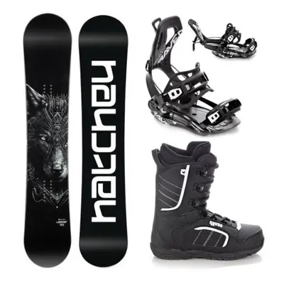 Hatchey Leader freestyle snowboard + Raven Fastec FT360 black vázání + Raven Target obuv