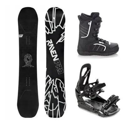 Raven PRO OpenMind Carbon snowboard + Raven S230 Black vázání + Raven Target obuv