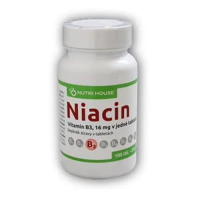 Nutri House Vitamin B3 Niacin 100 tablet