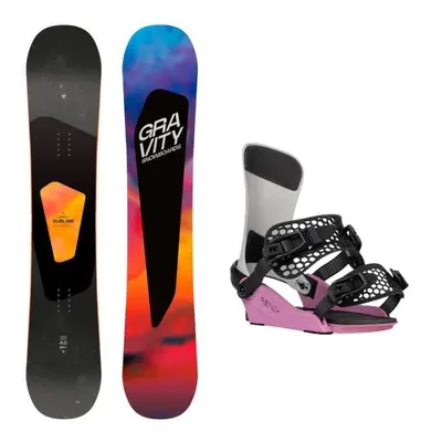 ravity Sublime 24/25 dámský snowboard + Gravity Fenix grey/rose vázání