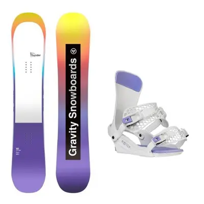 Gravity Thunder 24/25 dámský snowboard + Gravity Fenix white/lavender vázání