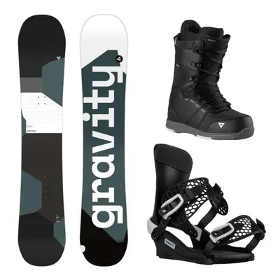 Gravity Adventure 24/25 snowboard + Gravity Drift black/white vázání + Gravity Void black/grey b