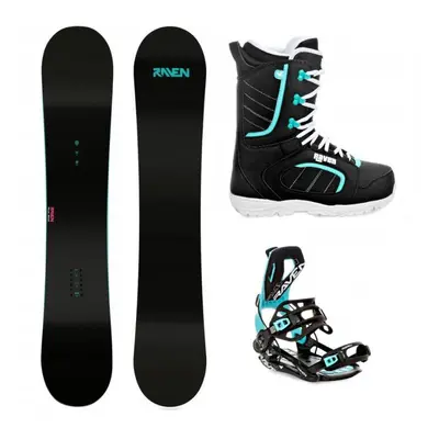 Raven Pure mint snowboard + Raven Fastec FT360 black/mint vázání + Raven Diva black/mint boty