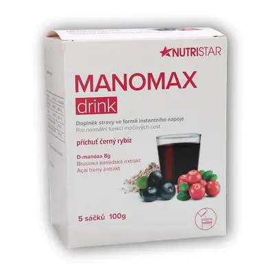 Nutristar Manomax drink 5x20g sáček 100g