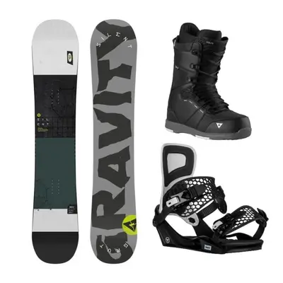 Gravity Silent 24/25 snowboard + Gravity Indy black/white vázání + Gravity Void black/grey boty