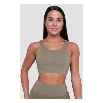 GymBeam Pulse Running Sports Bra Vetiver