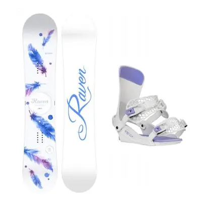 Raven Mia White dámský snowboard + Gravity Fenix white/lavender vázání