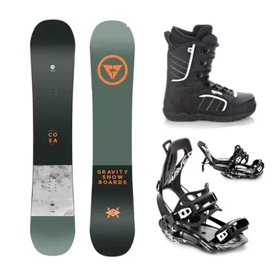 Gravity Cosa 24/25 snowboard + Raven Fastec FT360 black vázání + Raven Target obuv