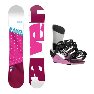 Raven Style Pink dámský snowboard + Gravity Fenix grey/rose vázání