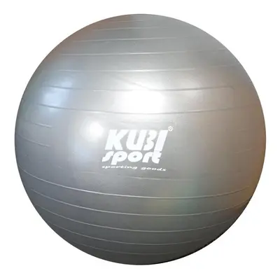 Kubisport Gymnastický míč 650 mm, nosnost 150 kg, stříbrný