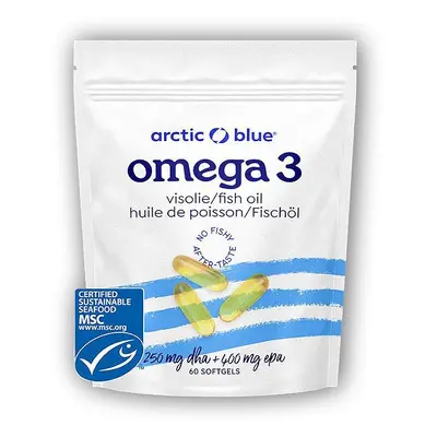 Arctic blue Omega 3 60 kapslí (250mg DHA 400mg EPA) původ Aljaška