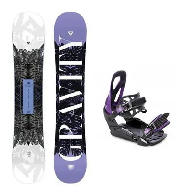 Gravity Trinity 24/25 dámský snowboard + Raven S230 Black/violet vázání