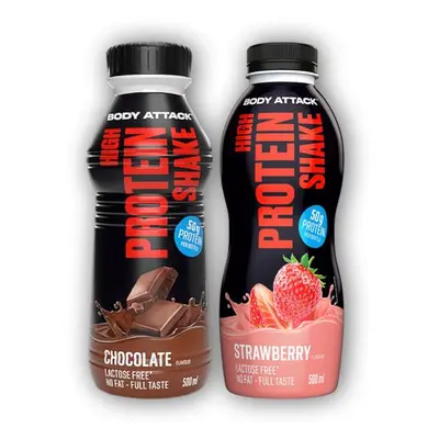 Body Attack High Protein Shake 500ml