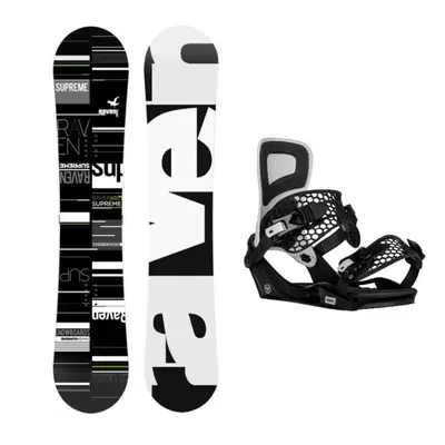 Raven Supreme black/green snowboard + Gravity Indy black/white vázání