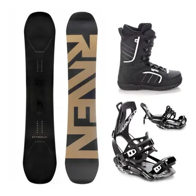 Raven Extremum Carbon snowboard + Raven Fastec FT360 black vázání + Raven Target obuv