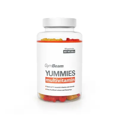 GymBeam Multivitamín Yummies 60 kaps. POUZE pomeranč citron třešeň (VÝPRODEJ)