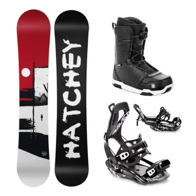 Hatchey Legacy snowboard + Raven Fastec FT360 black vázání + Raven Flush MOZ boty