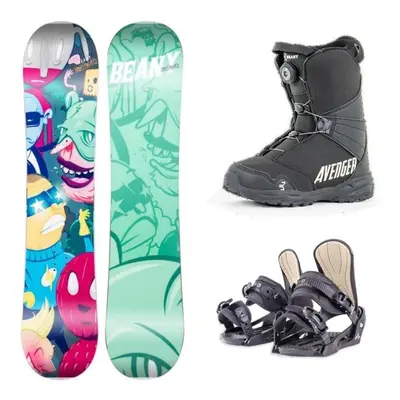 Beany Antihero snowboard + Beany Junior vázání + Beany Avenger BS boty