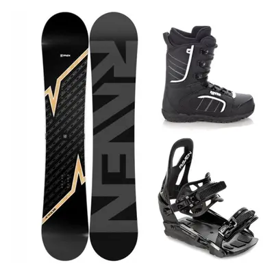 Raven Pulse snowboard + Raven S230 Black snowboardové vázání + Raven Target snowboardová obuv