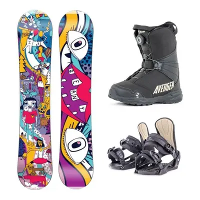 Beany Bark dětský snowboard + Beany Junior vázání + Beany Avenger BS boty