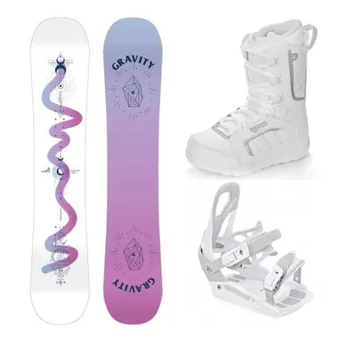 Gravity Fairy 24/25 snowboard + Raven S230 White vázání + Raven Pearl white boty