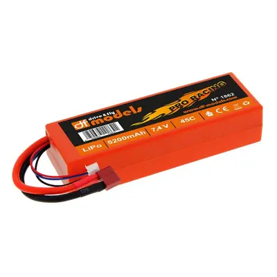 LiPo Akku 7,4 V / 5200 / 45C Pro Racing T-dean