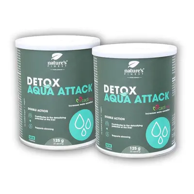 Natures Finest 2x Detox aqua attack 125g