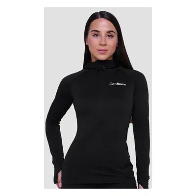 GymBeam Women‘s Pulse 1/2 Zip Running Sweatshirt Black