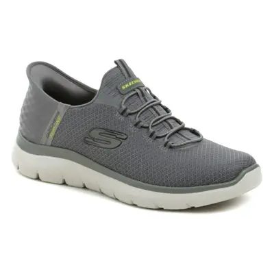 Skechers 2324587-CHAR šedé pánské Slip-in polobotky