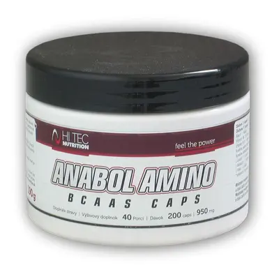 Hi Tec Nutrition Anabol Amino BCAA s 200 kapslí