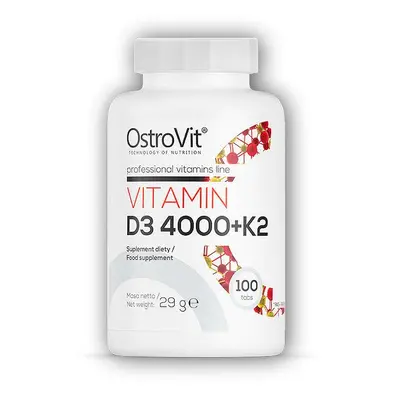 Ostrovit Vitamin D3 4000 IU + K2 100 tablet