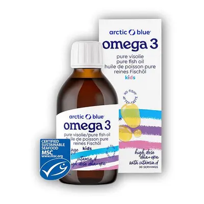 Arctic blue Kids Omega 3 150ml (450mg DHA, 380mg EPA Vitamin D 400IU)